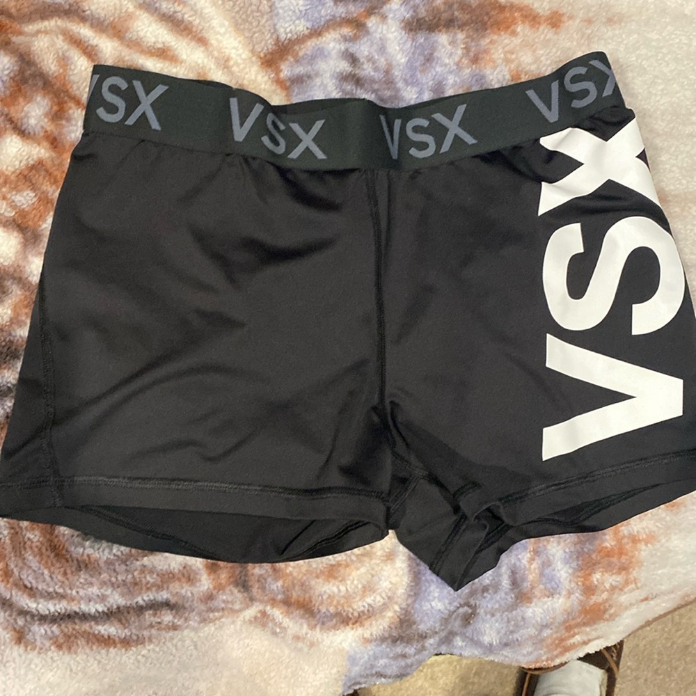 VSX black sport shorts elastic waistband size large no rips or stains